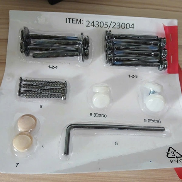 Hardware blister pack 24305/23004